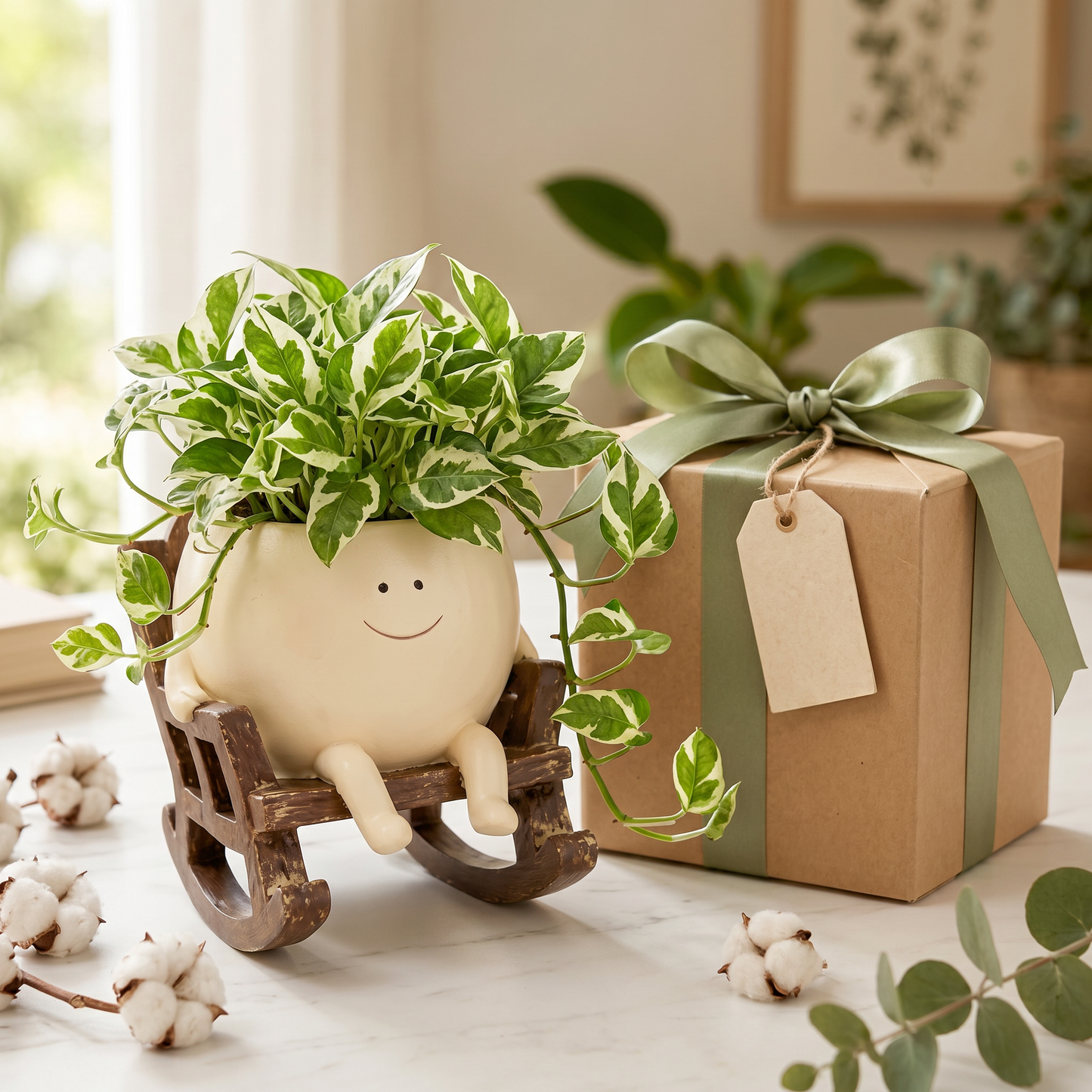 Bloomy™ Smiley Rocking Planter