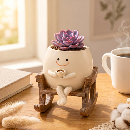 Bloomy™ Smiley Rocking Planter