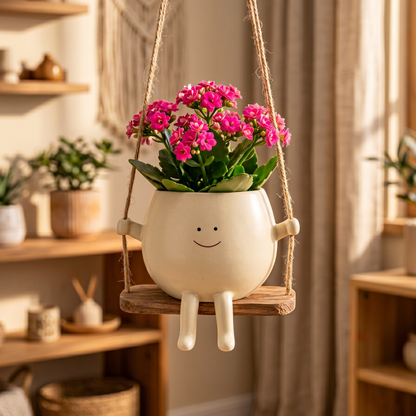 Bloomy™ Smiley Rocking Planter
